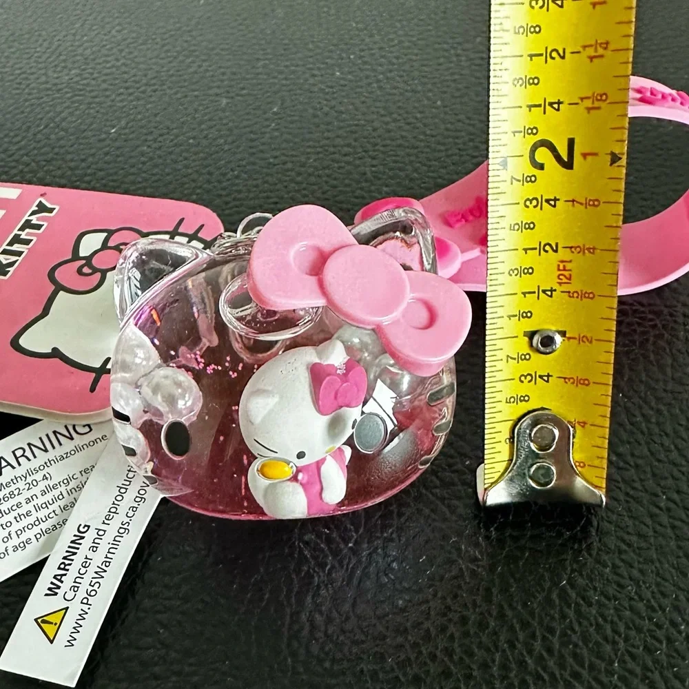 Hello Kitty Floating Kitty Liquid Key Chain